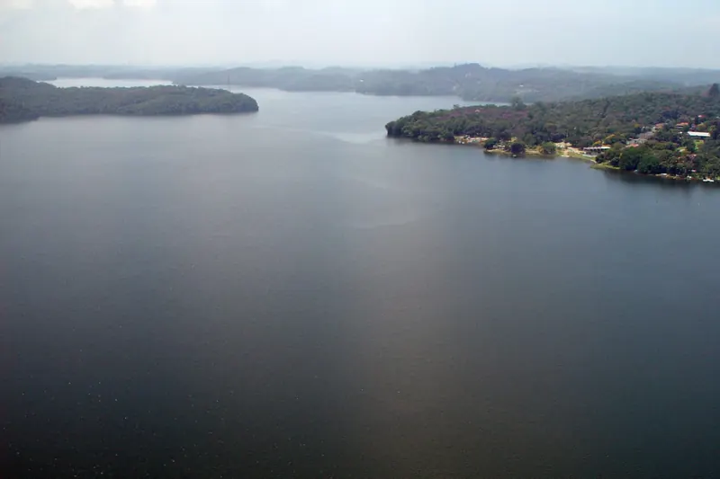 Represa Billings vista do alto